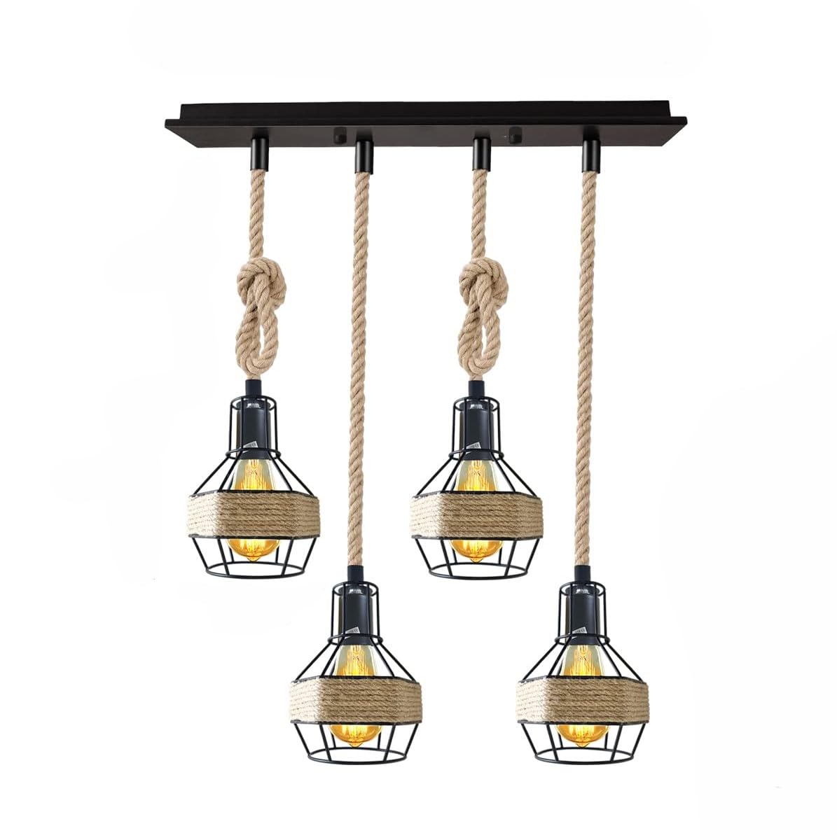 DC VOLTAGE Black Ceiling Light Wire Basket Metal Basket Pendant Lighting Ceiling Light Shade, Ceiling Fitting Light & Industrial Style Light for Indoor Pendant Light