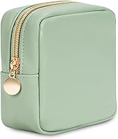 Vista 16 de Wandering Nature Pequeña Bolsa de Maquillaje para Cartera Mini Bolsa de Maquillaje Bonita Bolsa de Cosméticos para Mujeres con Bolsillos Deslizantes