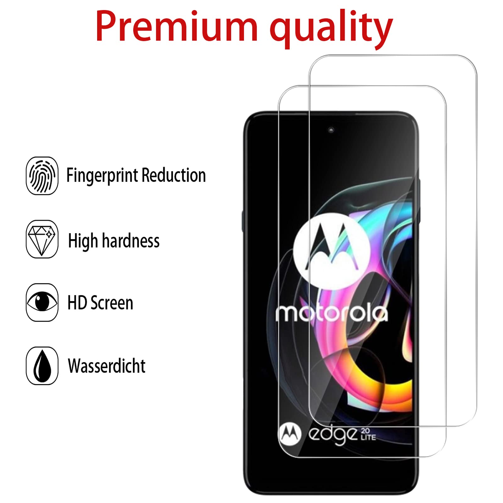 Mr.Shield Displayschutz Für Motorola Edge 20 Lite – 3x Panzerglas 9H Härte