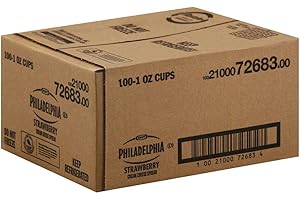 Kraft Philadelphia Strawberry Cream Cheese, a delightful 1-ounce indulgence!