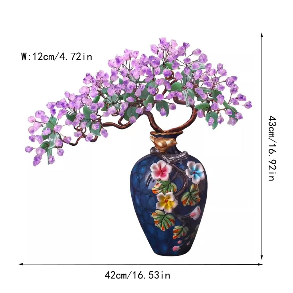 Plantas artificiales de jade para interiores, talladas, manualidades, entrada, TV, gabinete, decoración de empresa, sala de estar, gabinete de vino, decoración de plantas