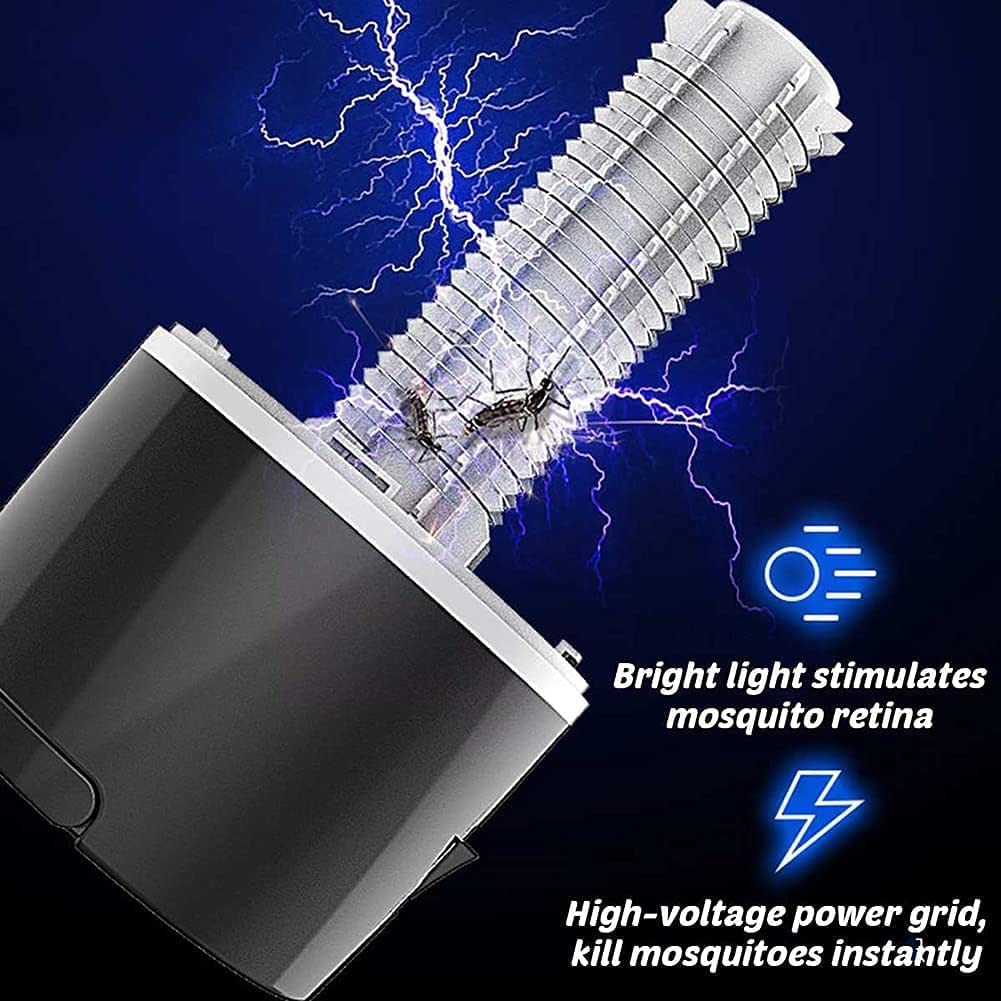 Tueur de moustiques électrique, piège à insectes volants intérieur et extérieur, piège à moustiques avec lampe électronique pour jardin, source de lumière LED piège à mouches, piège à moustiques, pièg