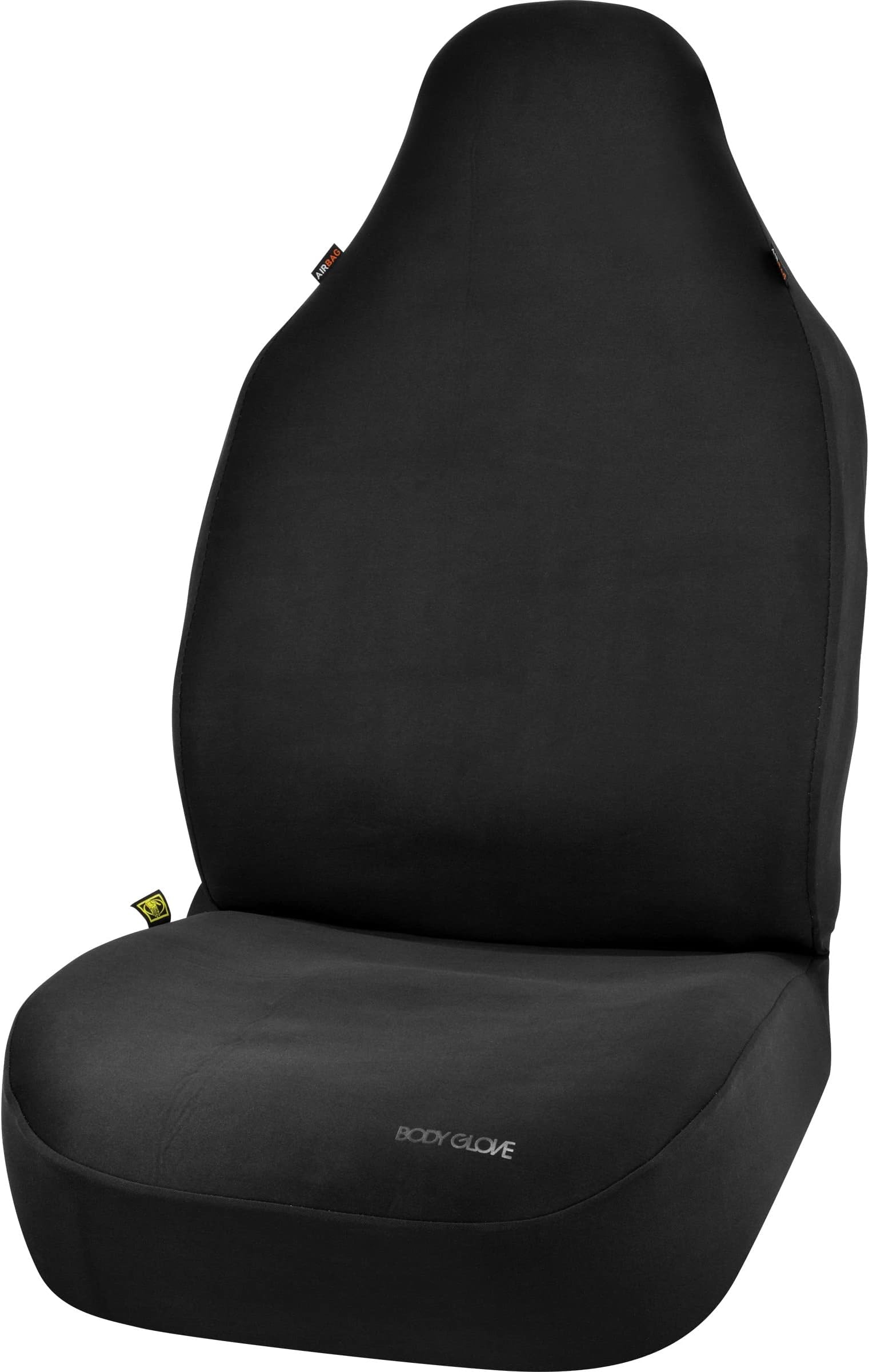 Body Glove 22-1-70331-9 Hyper Fit Universal Bucket Seat Cover for Cars, Sedans, SUVs, Neoprene, Black, 1 Seat Cover