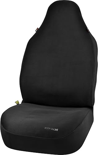 Body Glove 22-1-70331-9, funda de asiento tipo cubeta universal Hyper Fit para automóviles, sedanes, SUV, de neopreno, color negro, 1 funda de
