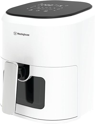 Westinghouse Simple Life 4.5L 1200W Digital Air Fryer | 60-200°C Temp Control, 0-60 Mins Timer, Powerful Halogen Heating| Non-Stick, 10-In-1…