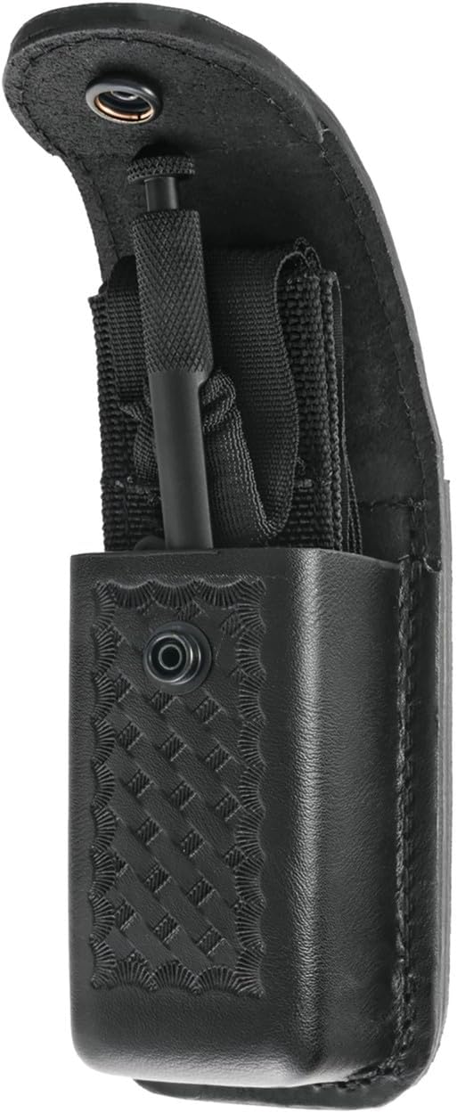 Hero's Pride Airtek Tourniquet Holder - Law Enforcement Accessory - Basket Weave Style Finish - Hidden Snap