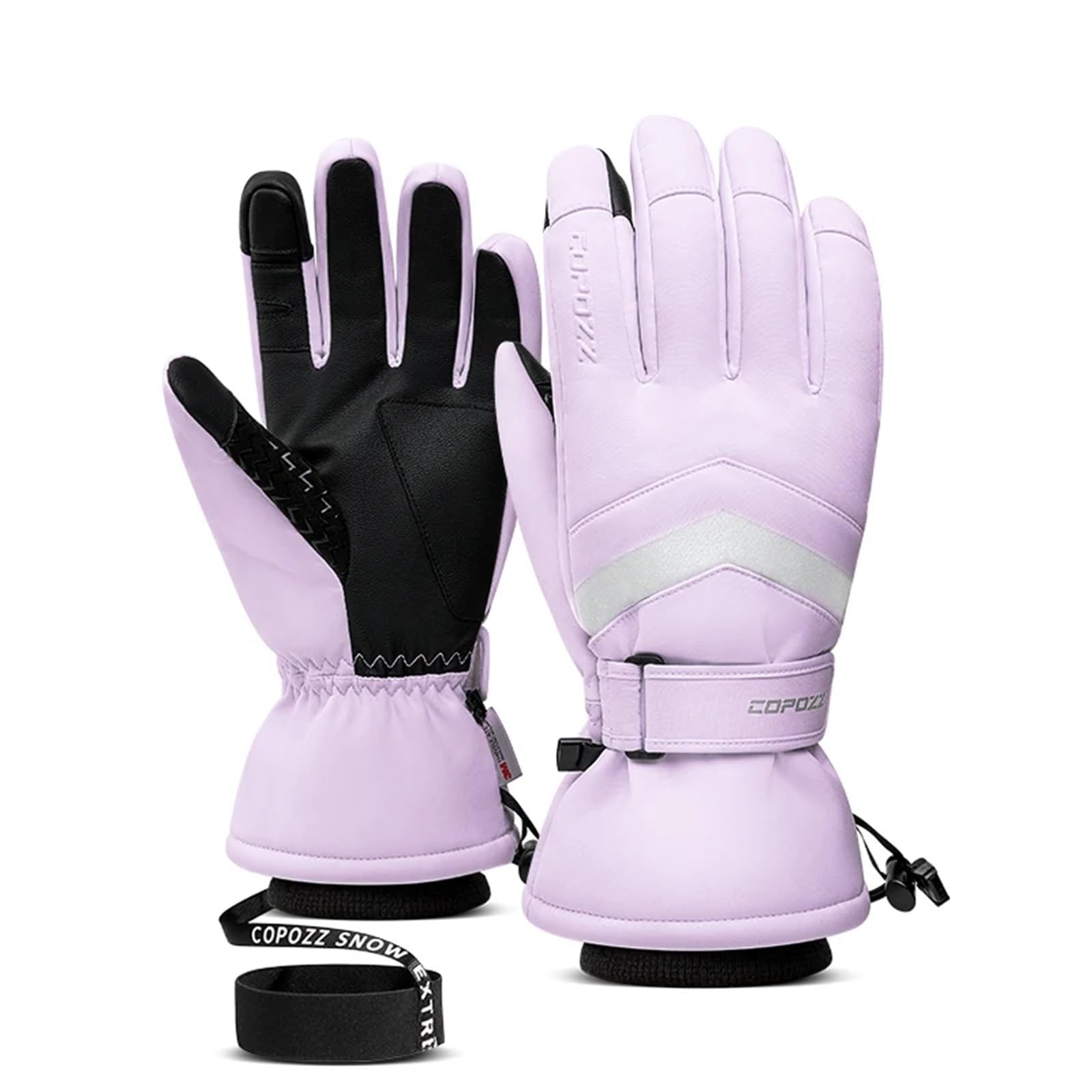 Guantes de esquí Invierno for Snowboard, térmicos, cálidos, con Pantalla táctil, for Hombre y Mujer para Clima Frio