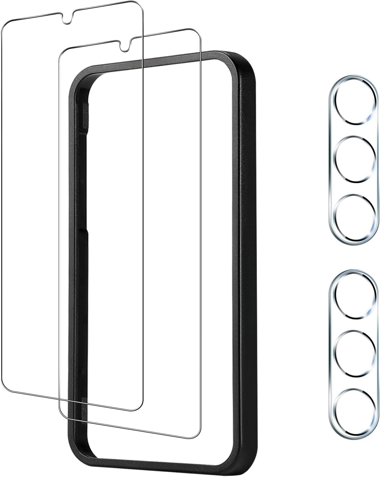 AHABIPERS Silicon Case for Samsung Galaxy A55 Case - Red