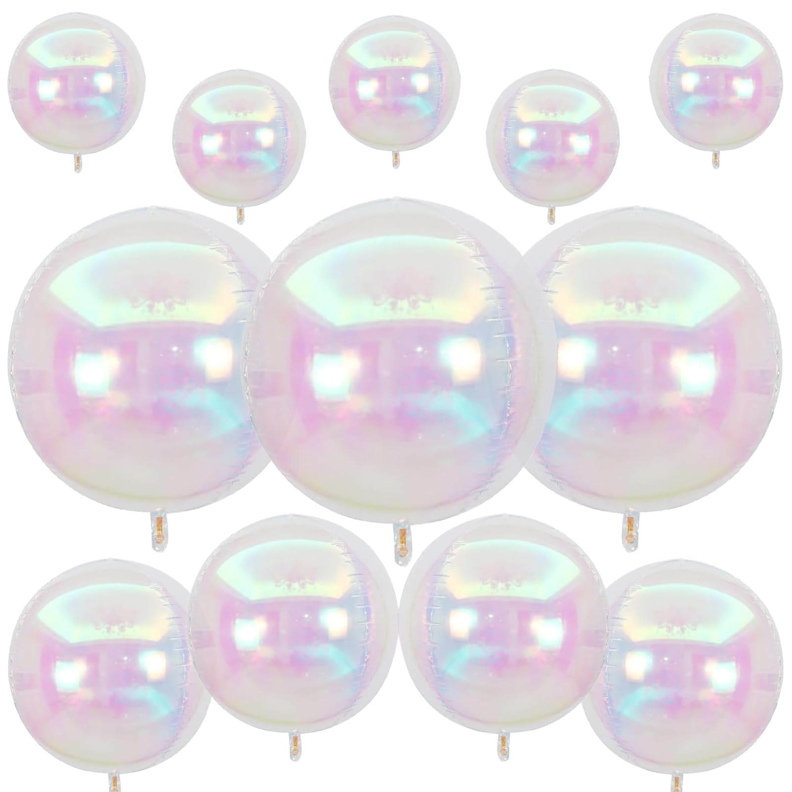 Vibzox Iridescent Foil Balloons