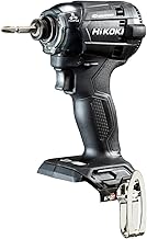 HiKOKI WH18DC(NNB) 18V Cordless Impact Driver, Strong Black, Maximum Tightening Torque 132.8 ft lbf (180 Nm), Comes with Rechargeable Battery, Charger, Case, Bits Sold Separately