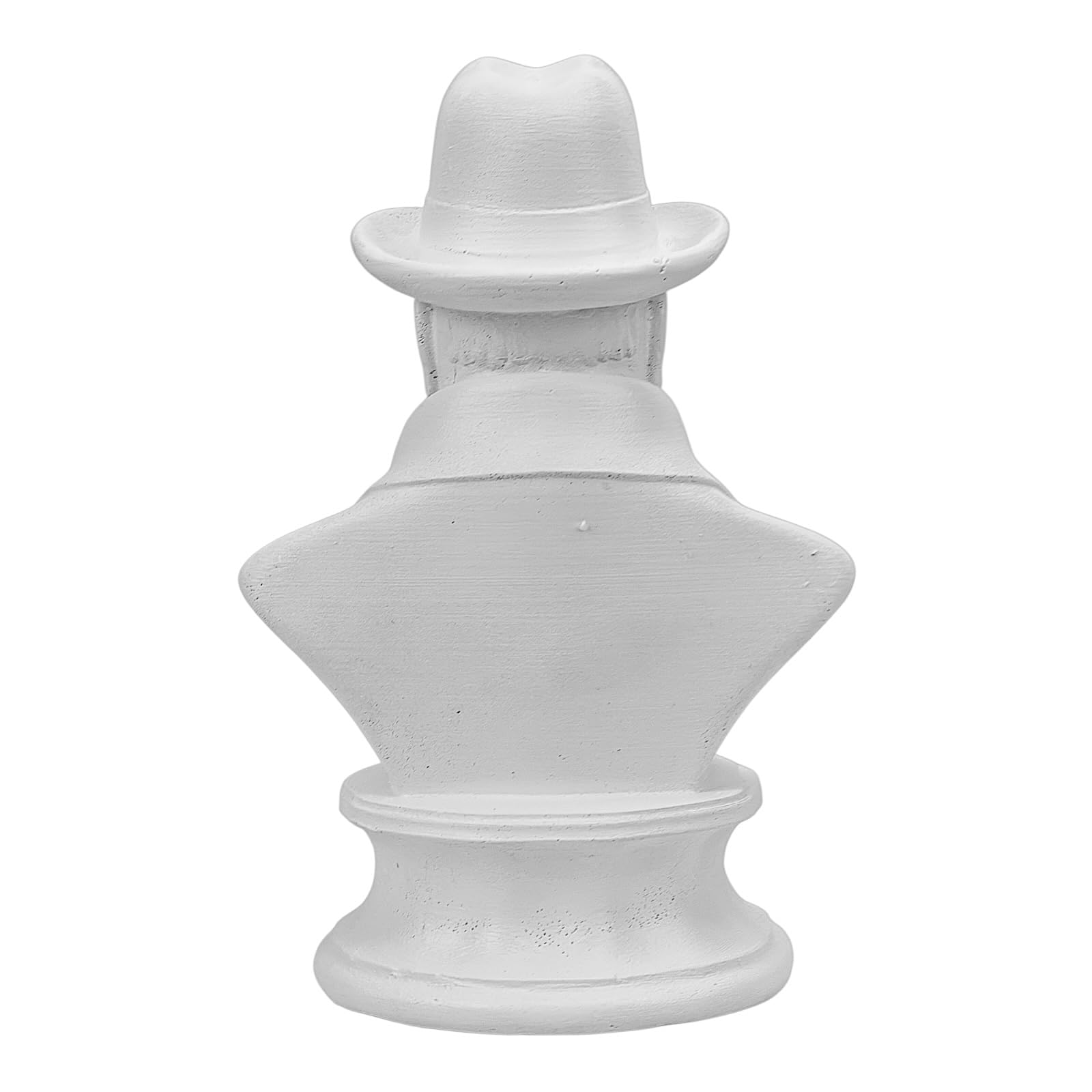 Winston Churchill popiersie statuetka brytyjskiego premiera cygaro rzeźba biały kolor twardy tynk ręcznie wykonany w Grecji historyczna dekoracja 18 cm