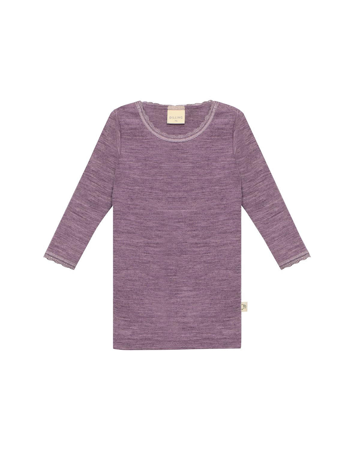 Dilling Baby Langarmshirt aus Merinowolle
