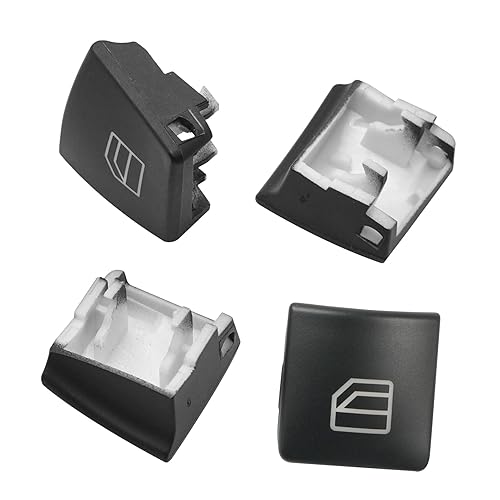 Miniatura 1 de Jaronx para cubiertas de botones del interruptor de ventana de Mercedes Benz, botones de interruptor de control de ventana eléctrica para Mercedes