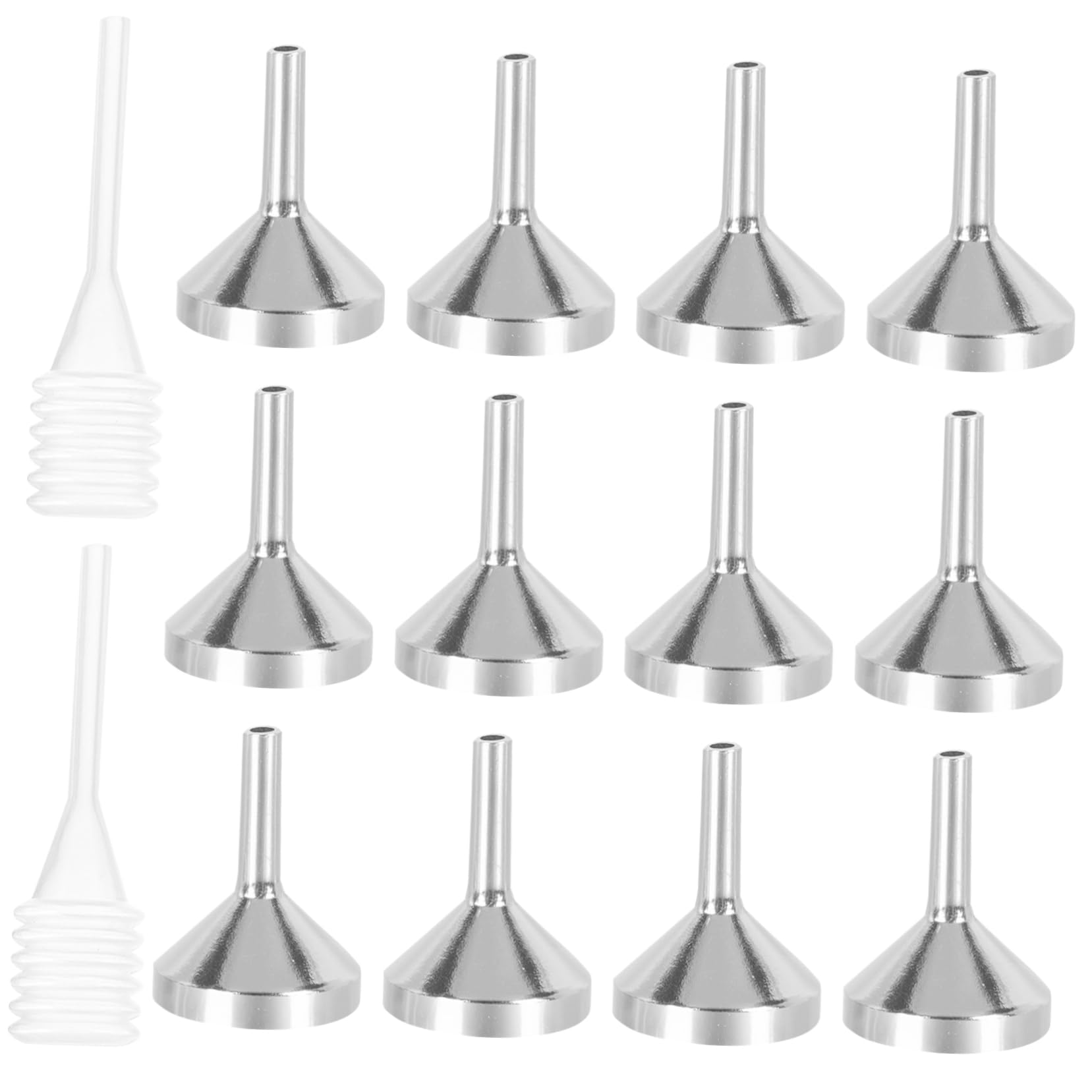 DECHOUS 100piezas Mini Embudos Para Llenado Preciso De Frascos Goteros Para Uso Laboratorio y Cocina