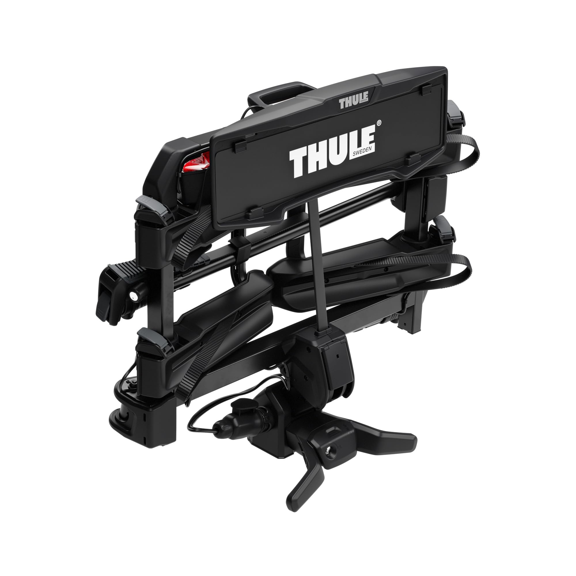 Thule OutPace Fahrradträger - Fahrradträger für Anhängerkupplung, 2 Fahrräder, Schwarz