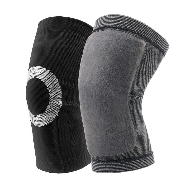 Winter Warm Thick Fleece Lined Sheepskin Knee Pads