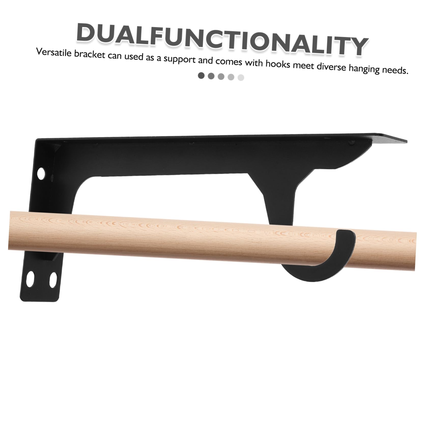 Uonlytech 2sets Staffe Per Mensole Pesanti in Spesso Con Ganci Staffe Nascoste Per Appendere Mensole Galleggianti Alla Parete Per Cucina Bagno Ufficio