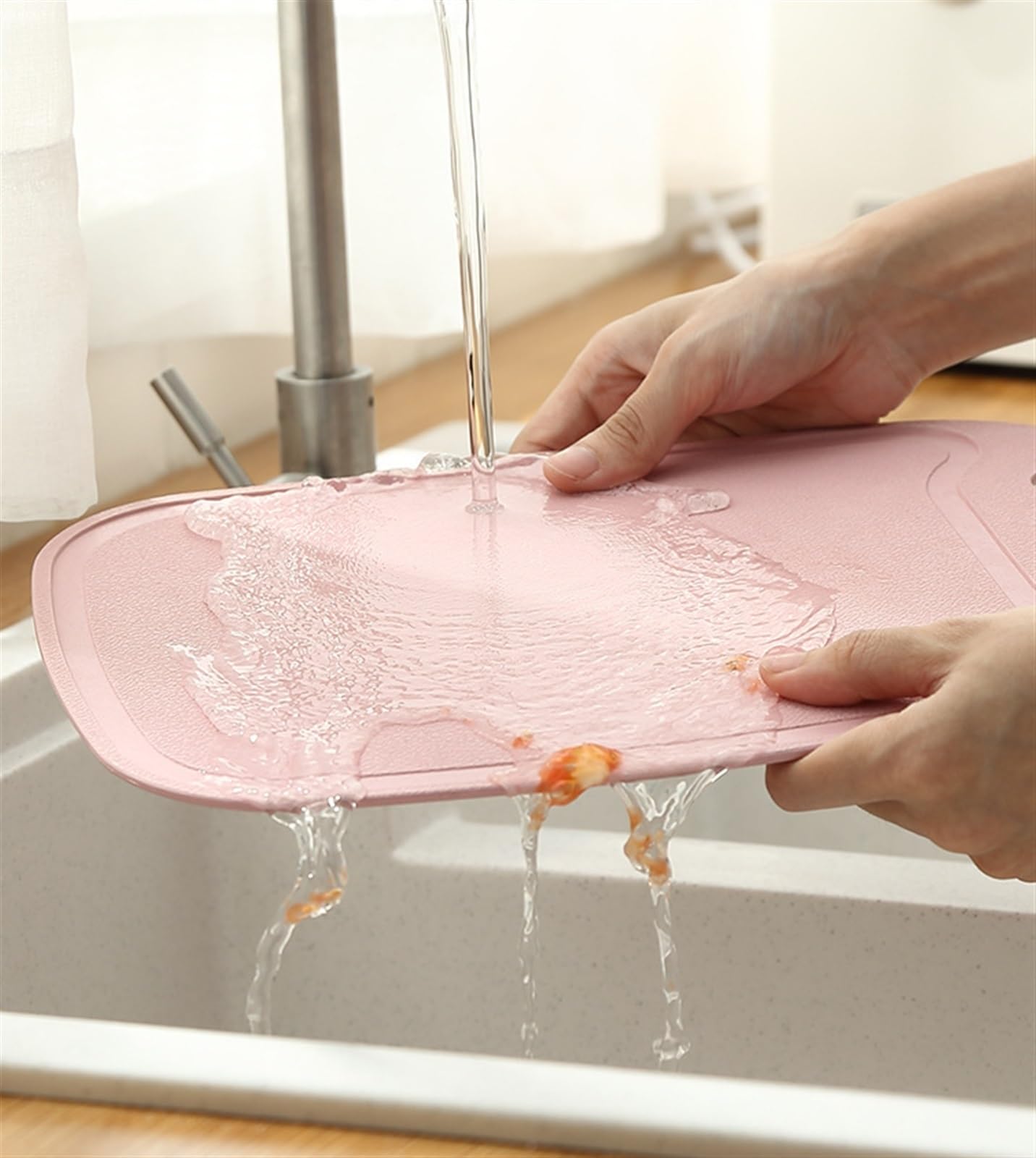 Küche Schneidebretter Kunststoff-Schneidebrett Für Die Küche, Farbige Schneidebretter, Rutschfest, Spülmaschinenfest Und Leicht Zu Reinigen Schneidebrett (Color : C, Size : 3pc)