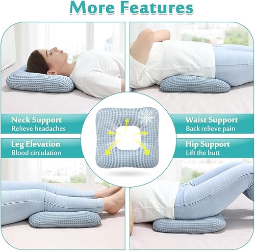 Miniatura 5 de AOSSA Cojines para úlceras de cama para posicionamiento de glúteos, cojín de presión para úlceras, alivio de presión médica, almohada para dormir