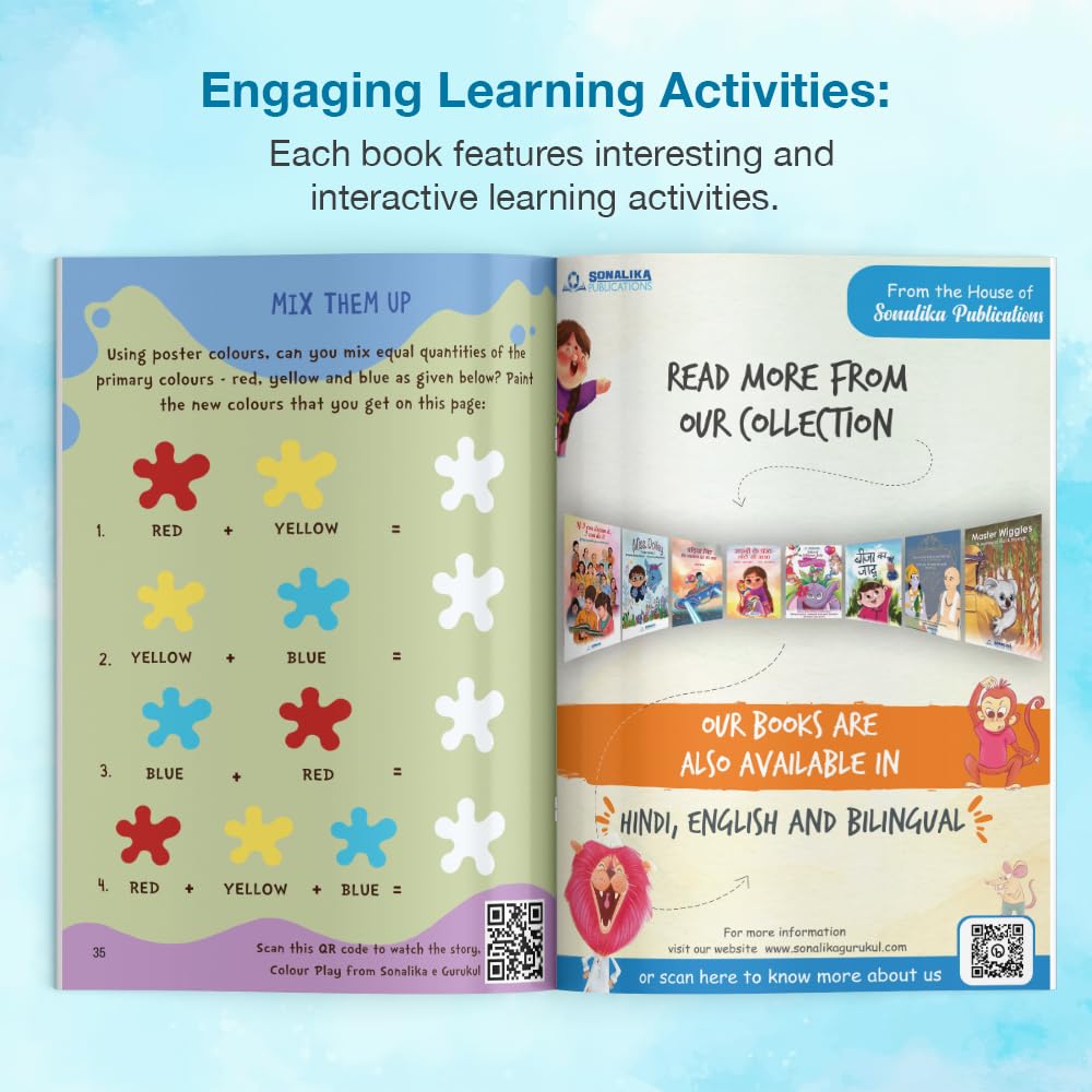 Colour Play - The Art Of Mixing Color | Story Books For Kids | Sonalika Publications 2