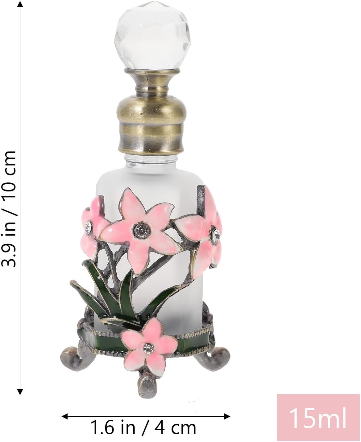 LIFKOME Ml Glass Perfume Bottle Refillable Travel Container for Oils