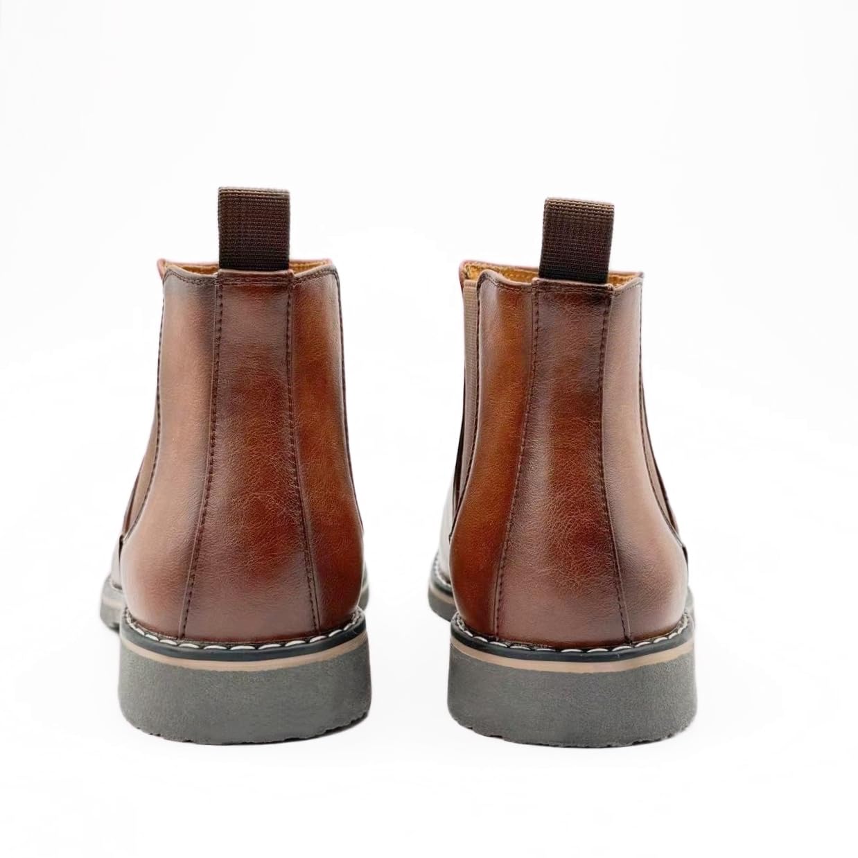 Finishing & Sewing Bottines Chelsea pour homme, Smart Casual à enfiler
