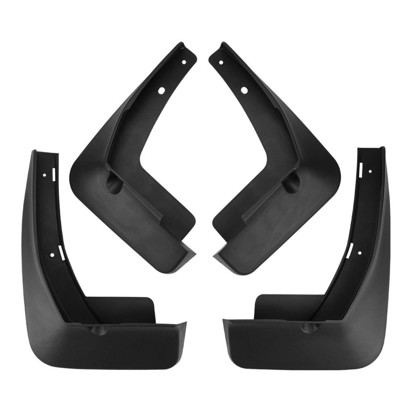 CDQSB 4 Pcs Car Mud Flaps for Baojun RC5 2020, Front Rear Fenders Splashproof Splash Guards Mudflaps Protects Accessories