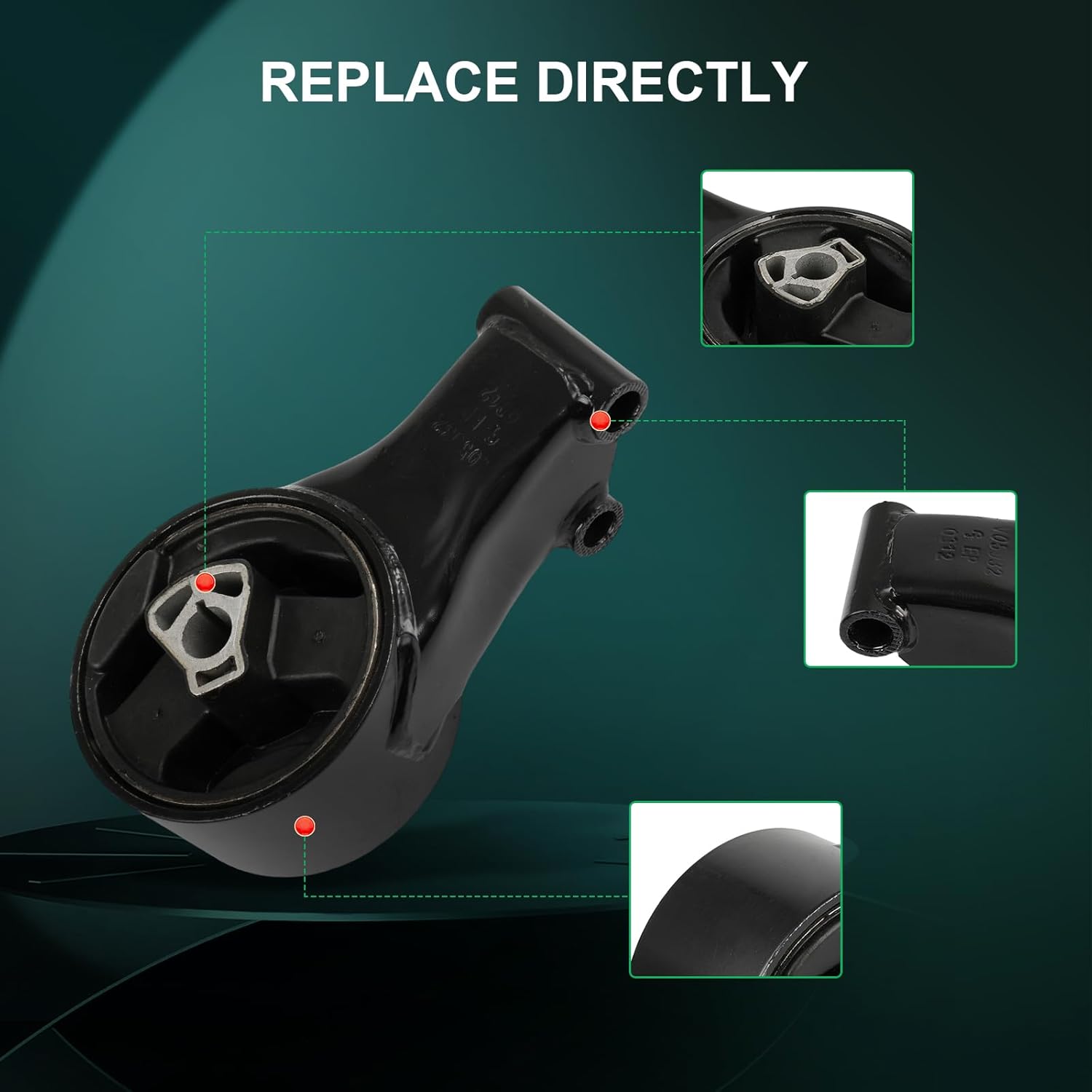 SCITOO Engine Mount and Automatic Transmission Mounts Set for Buick for Cascada 1.6L 2016-2019,for Chevrolet for Cruze 2011-2016 Replace A5829 A5430 A5502 A5510