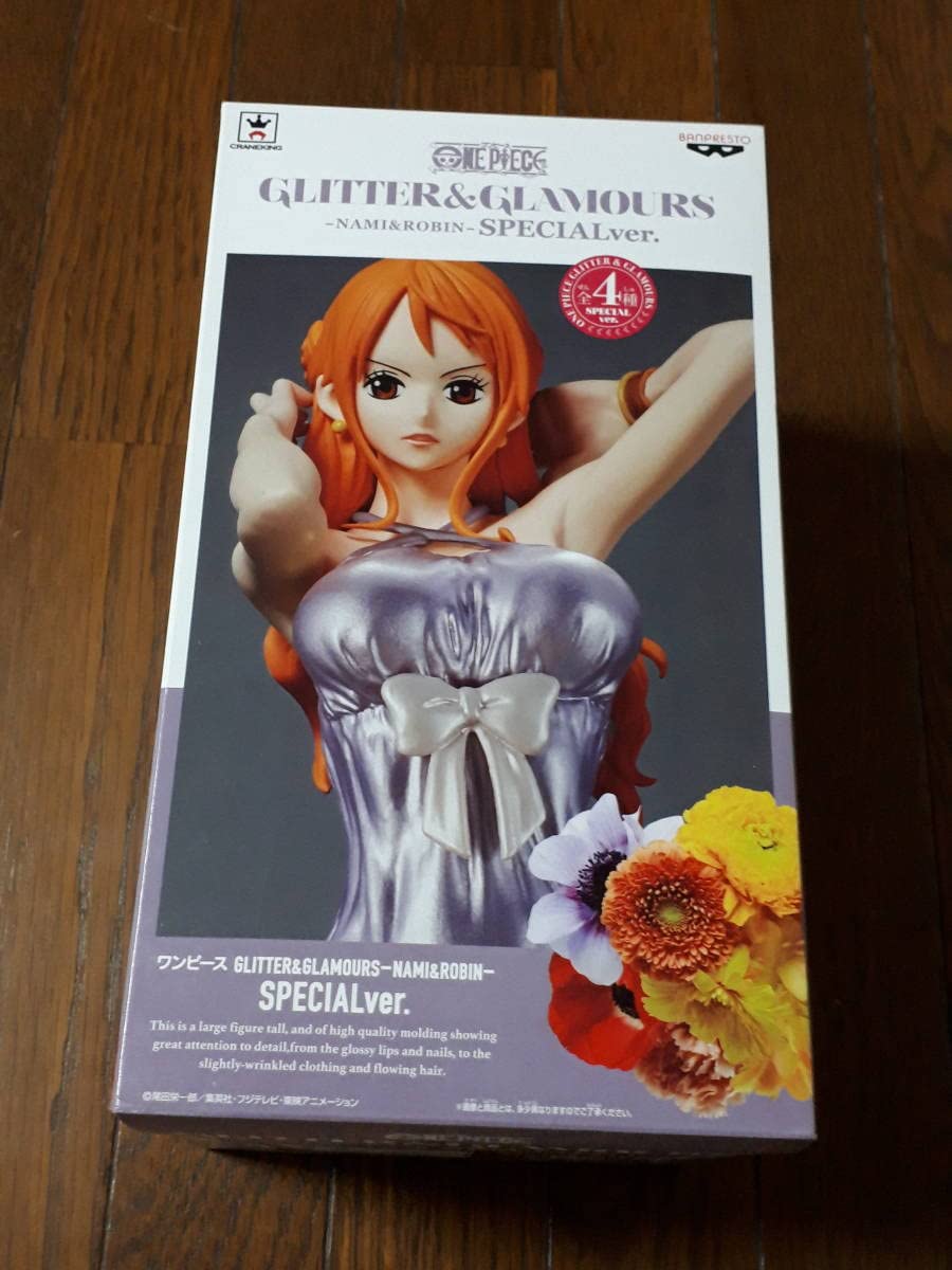 Amazon | 数量4個 フィギュア △ ナミ(パープル) GLITTER&GLAMOURS 