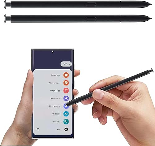 Miniatura 5 de Paquete de 2 lápices capacitivos Galaxy S23 Ultra de repuesto para Samsung Galaxy S23 Ultra S23 Ultra 5G, Galaxy S23 Ultra S Pen sin Bluetooth