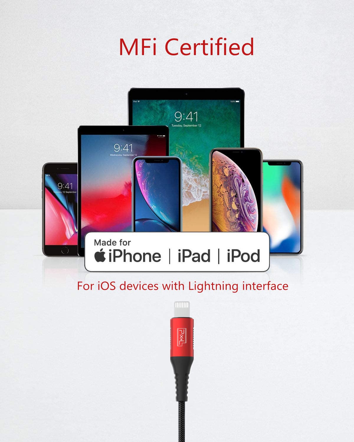 Pixel Micrófono Solapa, Omnidireccional Lavalier Micrófono de Condensador con 3 m Audio Cable Extensión para Podcast/Grabación Entrevista/Videoconferencia/Youtube [MFi Certificado] para iPhone/iPad