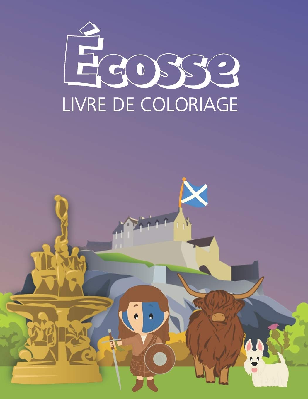 Écosse: Livre De Coloriage