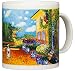 Claude Monet - Artist's House At Argenteuil - 14oz Coffee Mug
