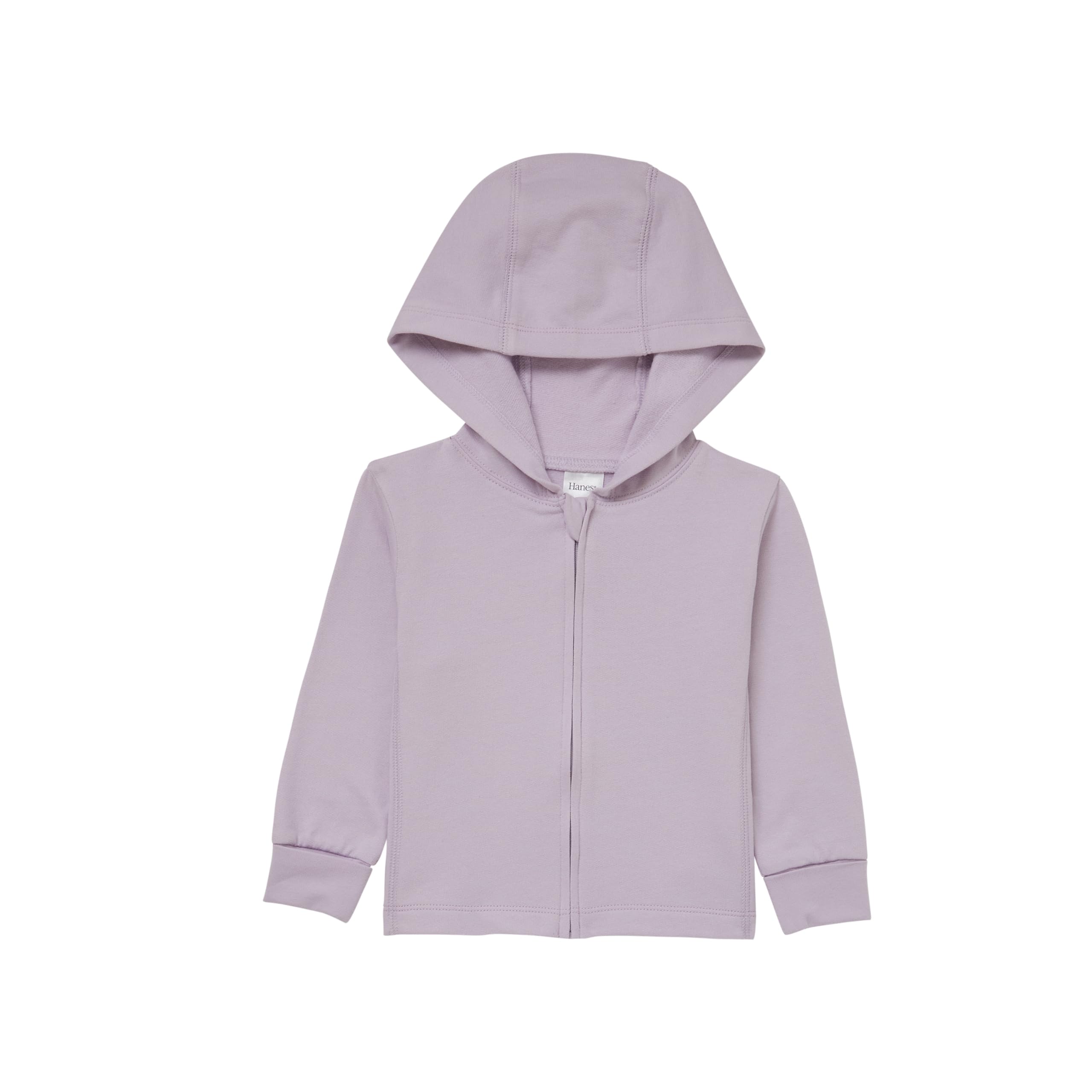 Hanes unisex-baby Pure Comfort Organic Hoodie, French Terry Full-zip Hooded Sweatshirt, Infant Boys & Girls