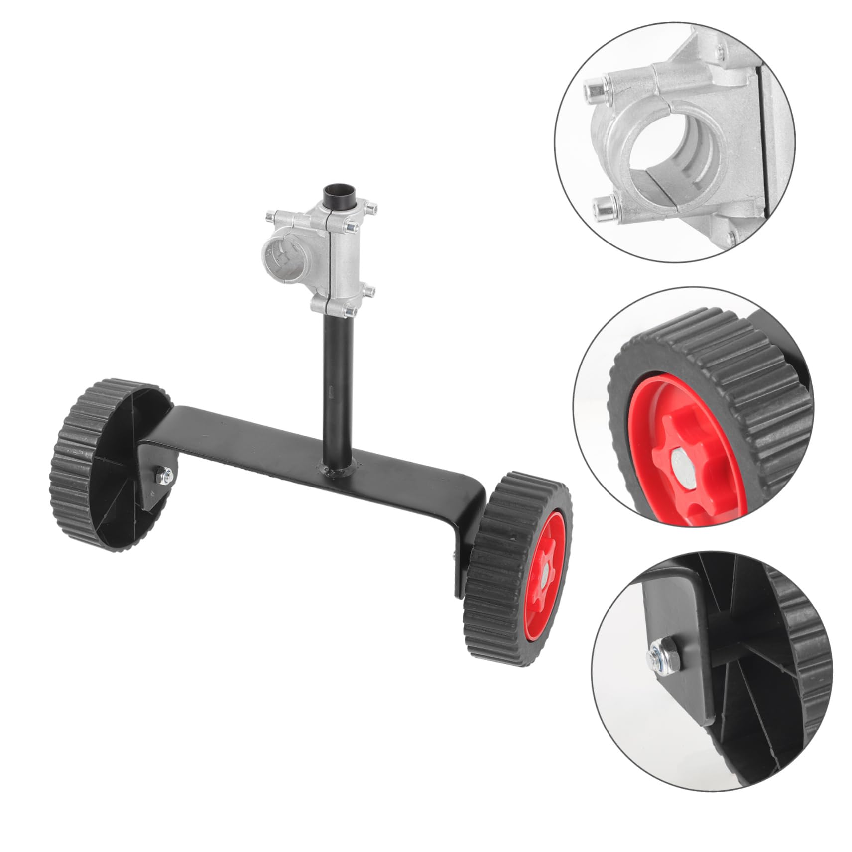 Ruedas de Cortacésped Soporte para Jardín Portátiles Accesorios de Repuesto Compatibles para Césped y Terrazas
