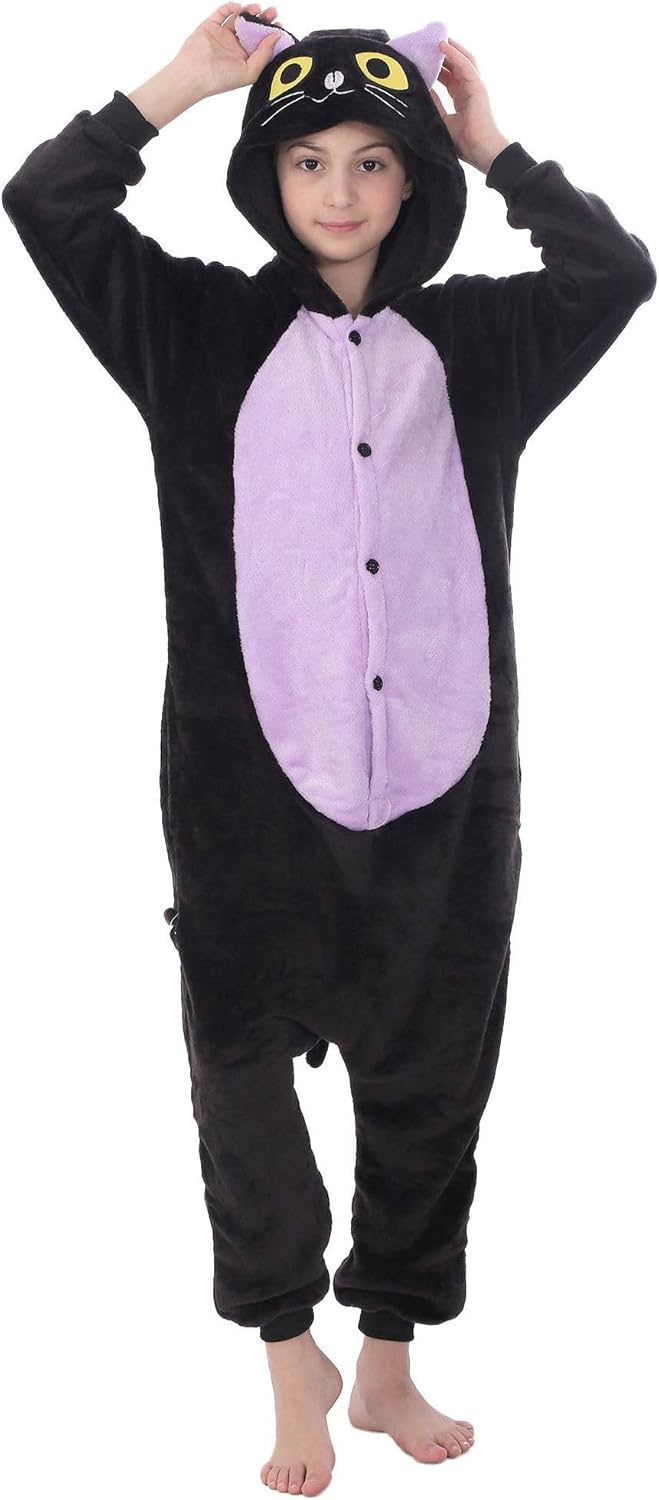 Flannel Animal Costume Onesie Kids Halloween Costumes for Girls Boys One Piece Easter Cosplay - Image 8