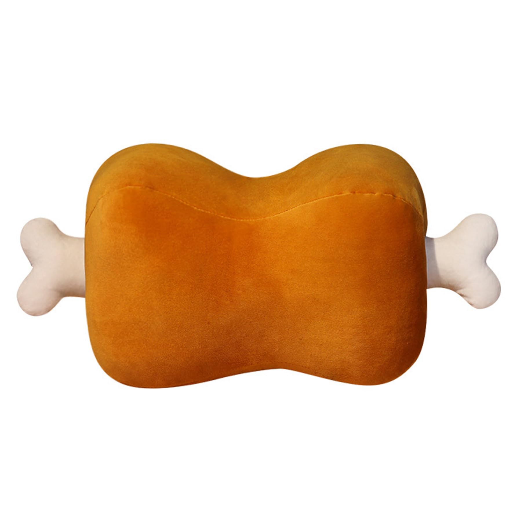 WeduspatyCute Plush Bone-in Meat Plush Bone Pillow with Arm Hole Funny Meat Bone Desk Nap Pillow Stuffed Gift for Sleeping at the Office Room Decor