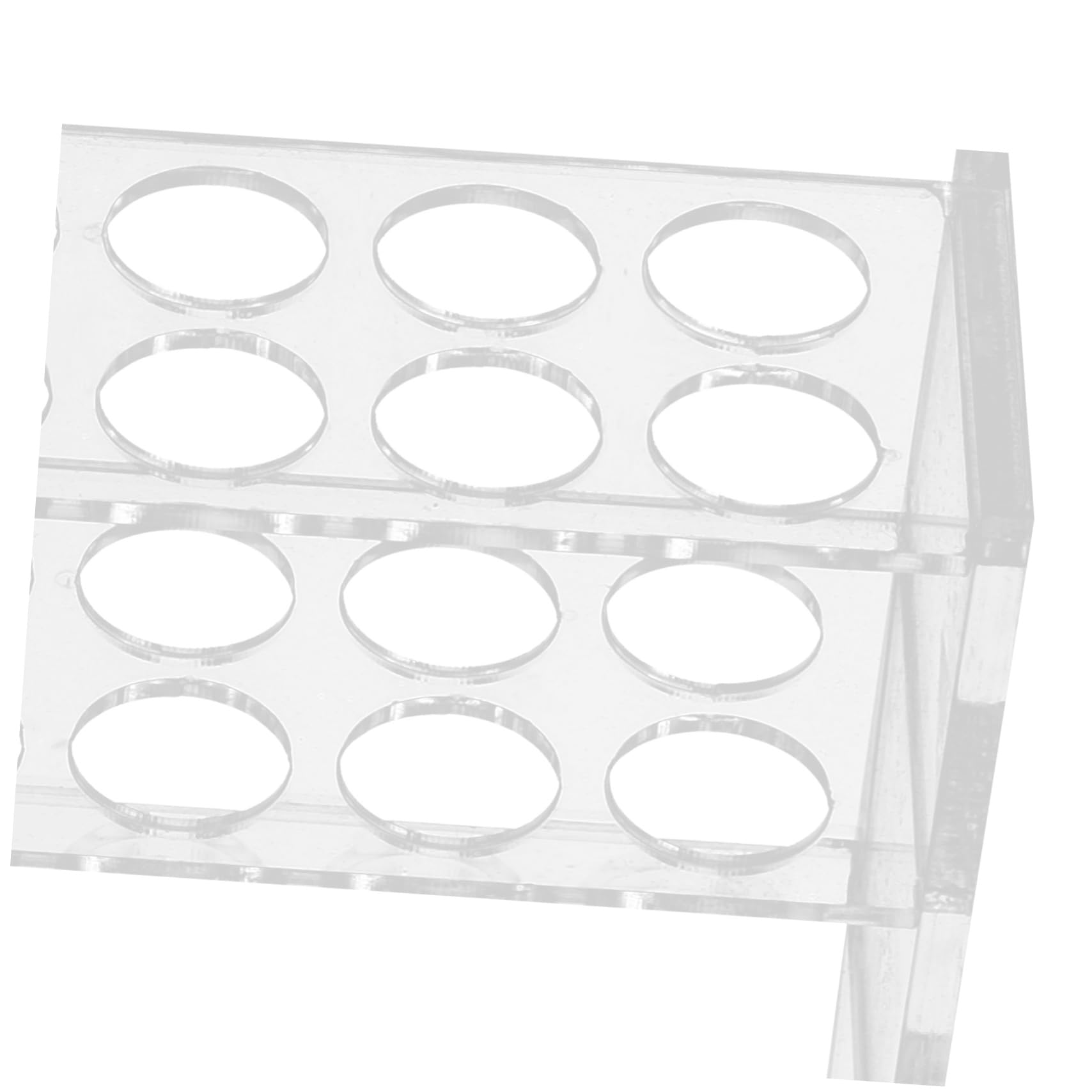 PRETYZOOM 5 Pezzi Portaprovette Campione Porta Del Tubo Di Prova Tubo Trasparente Provetta Provette e Rack Supporto Per Provette Di Campionamento Archiviazione Del Tubo Di Prova Acrilico