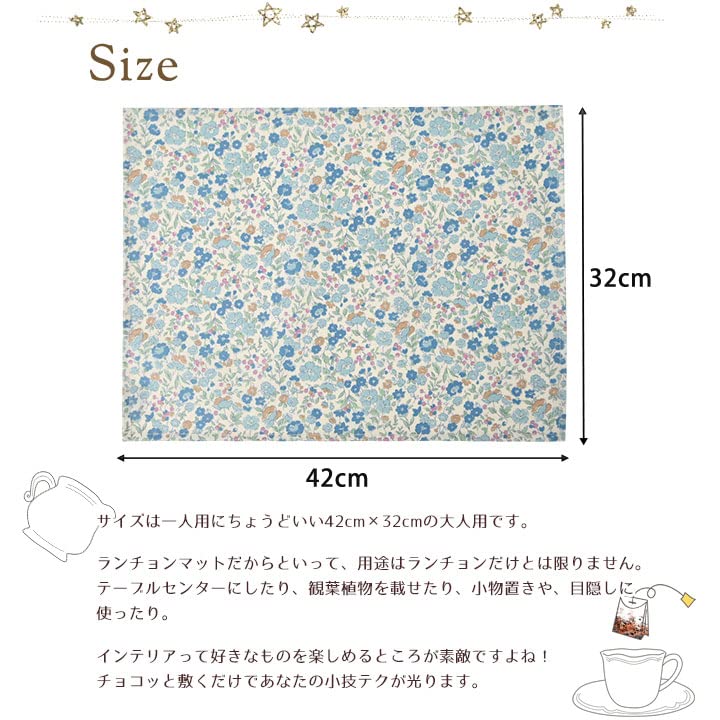 Amazon｜fabrizm 日本製 ランチョンマット 42×32cm ビニールラミネート