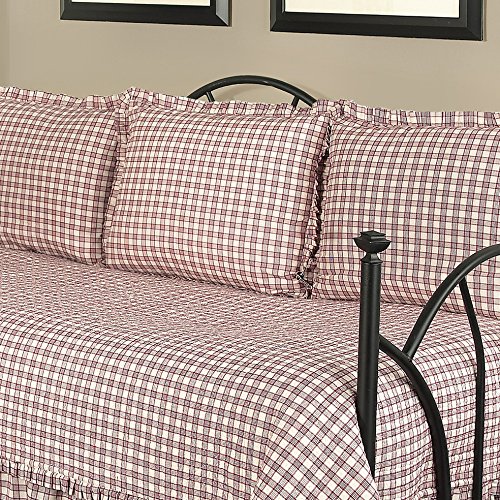 Waverly Norfolk Modern Farmhouse Floral 5-Piece Reversible Daybed Quilt Bedspread Set, 105" X 54", Tea Stain #TOP3