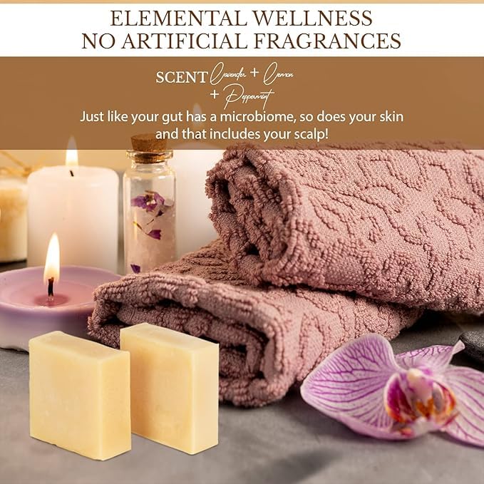 Miniatura 6 de Barras de champú orgánico para promover el crecimiento saludable del cabello, champú hidratante para todo el cabello, ideal para hombres, mujeres y