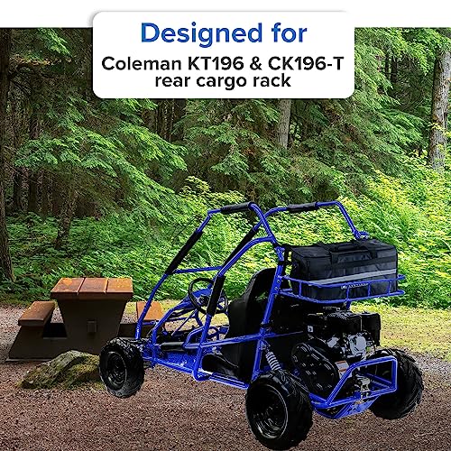 Alforja Universal Trasera Aislada AlveyTech (Negra) para Coleman KT196 & CK196-T Go-Karts, UTV y ATV - Accesorios resistentes a la intemperie para Go Kart Coleman miniatura 4
