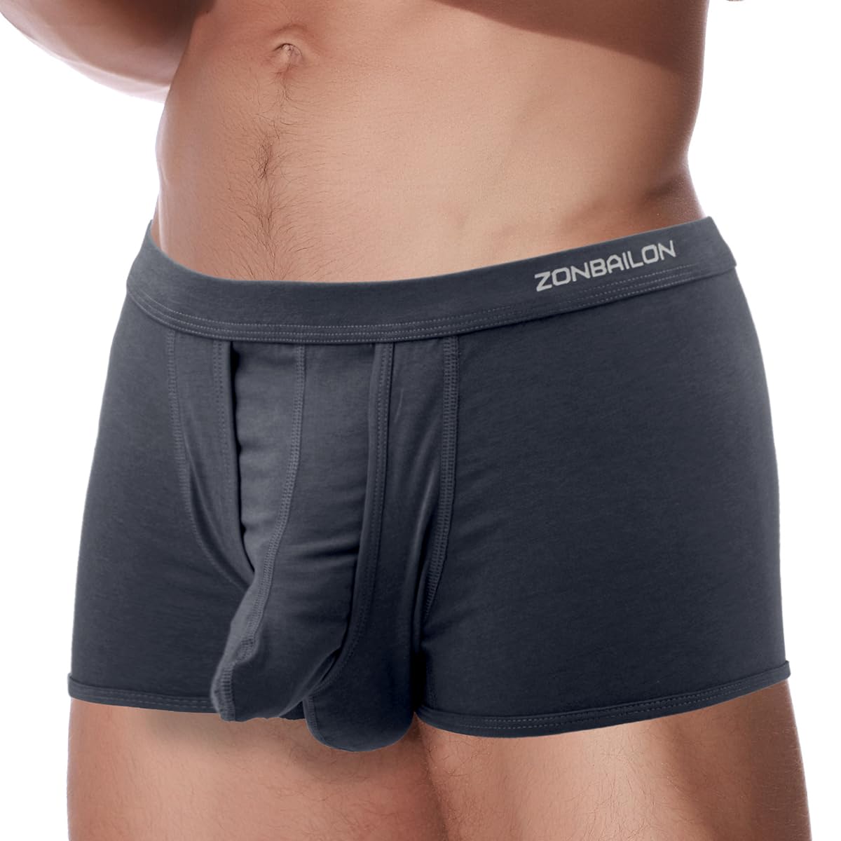 Herren Boxershorts Bambus Trunk Unterwäsche Atmungsaktive Weiche Retroshorts Männer Short Leg Unterhosen