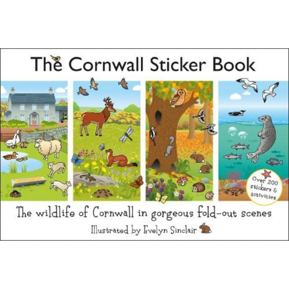 The Cornwall Sticker Book: The Wildlife of Cornwall in gorgeous fold-out scenes
