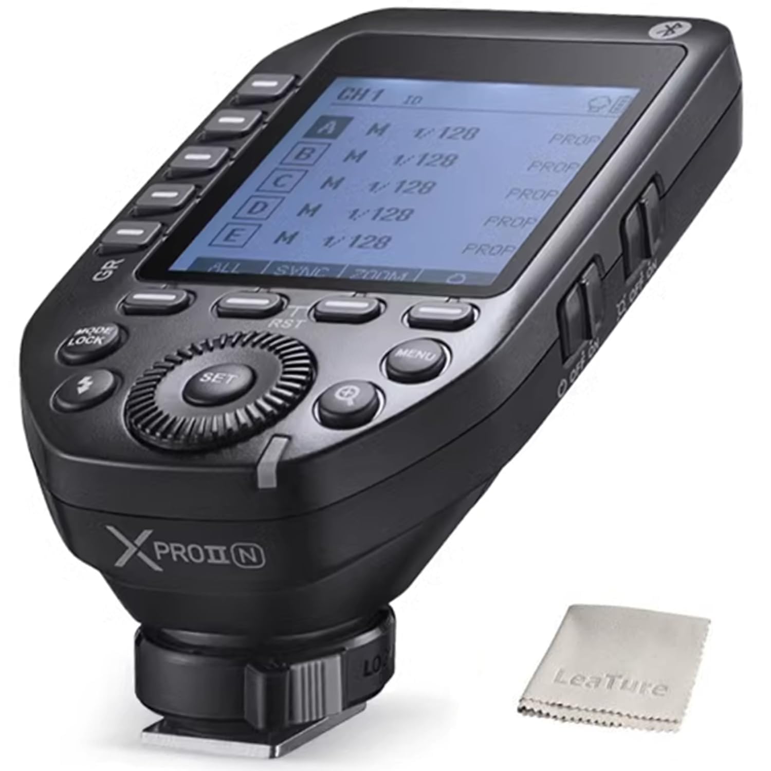 Godox XPROII-S 2.4G Transmisor De Disparador De Flash Inalámbrico TTL Autoflash 18000s HSS Pantalla Lcd Grande 32 Canales 16 Grupos De Reemplazo