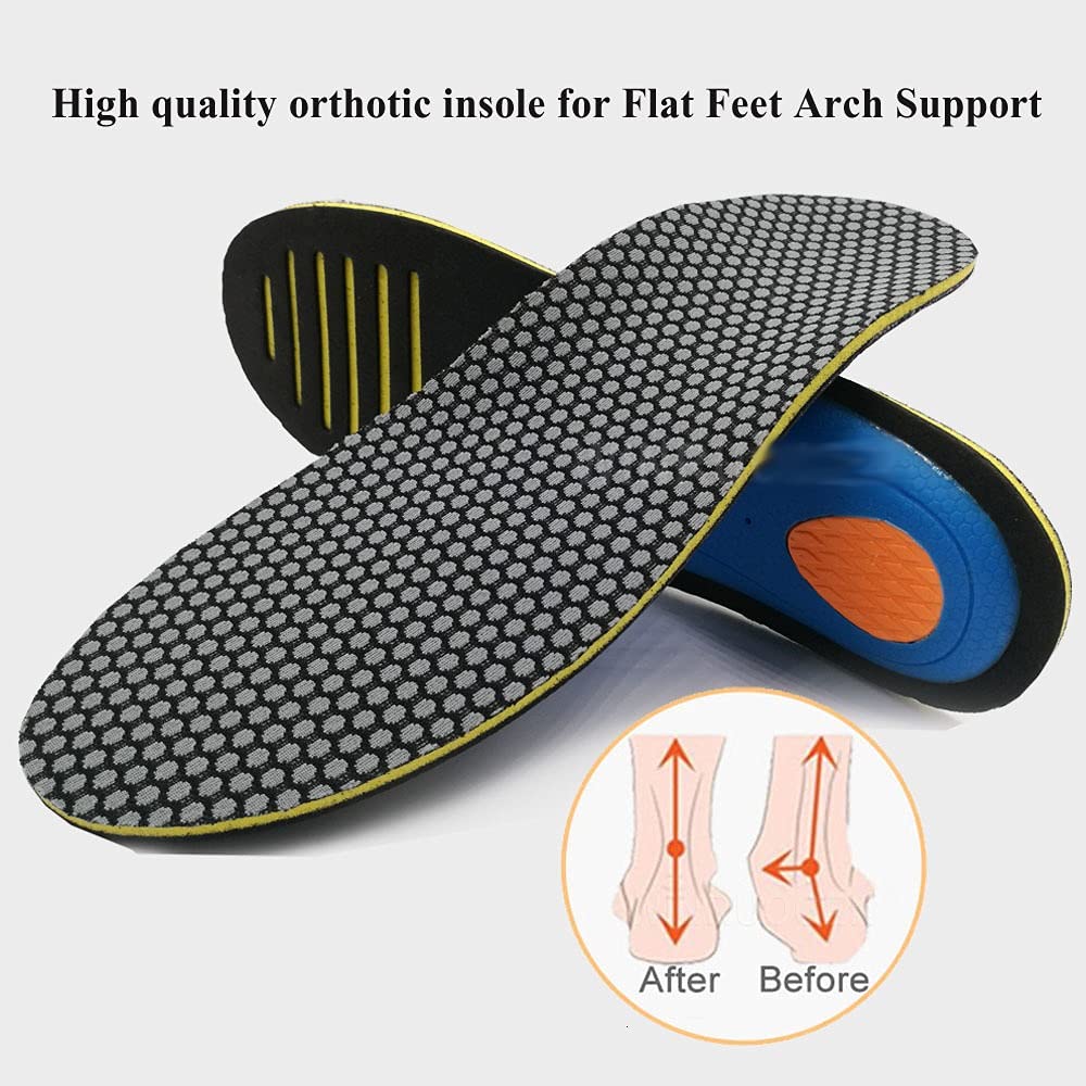 Eva Bambini Bambini Piedi Flat Feet Correzione Supporto Solette Pastiglie Correzione Correzione Piedi di Sanità Cura Inserisci Scarpe Sport Scarpe Pad Strumento(S EU 35-40)