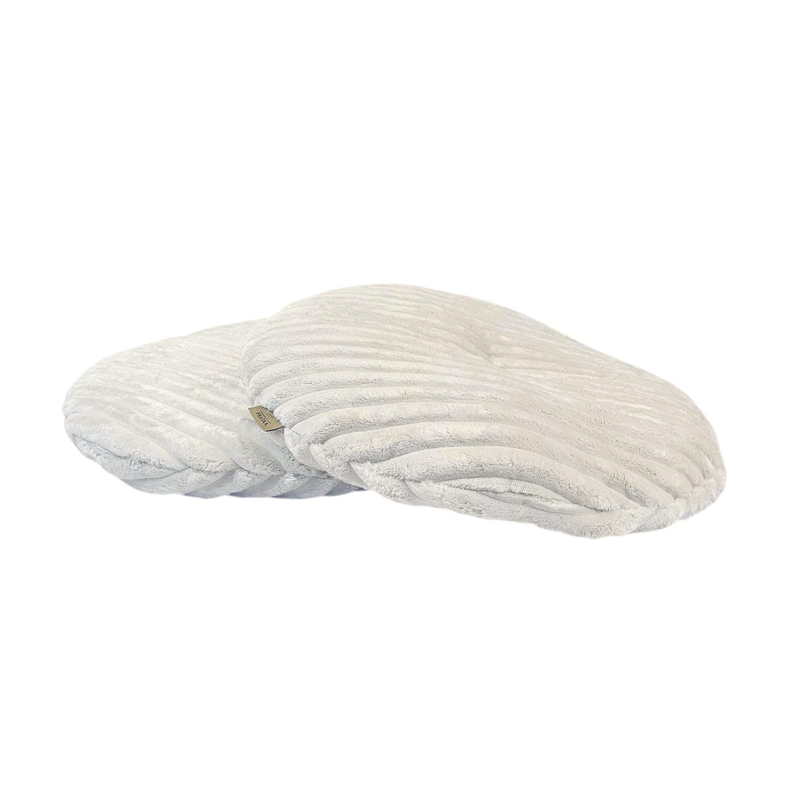 PRASKA Alfombrilla para perros o gatos grandes y pequeños, redonda, diámetro de 55 cm, cama para gatos, manta para gatos