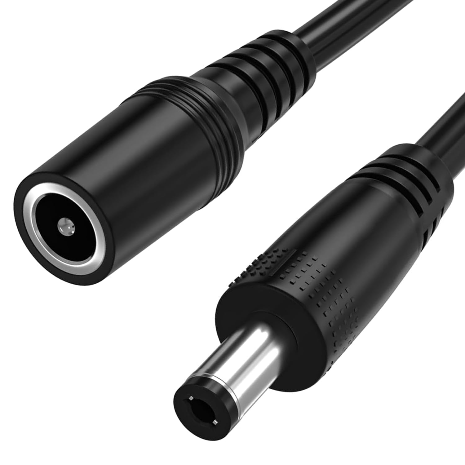 FEDUS Dc Male to Female Plug Cable 20AWG DC Power Adapter Extension Cord 2.1mm x 5.5mm DC 12V Power Adapter Dc Extension Cord for CCTV Camera, DVR,NVR,LED Strip,Baby Monitor,IP Camera, 5 Meter Black-image-29