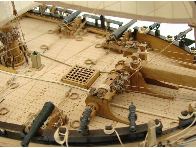 Shipyard WW:007 HMS Rattlesnake 1776, Modellbausatz Schiff im Maßstab 1:72, 57,7 x 22,8 x 46,8 cm, Bausatz zum Bauen
