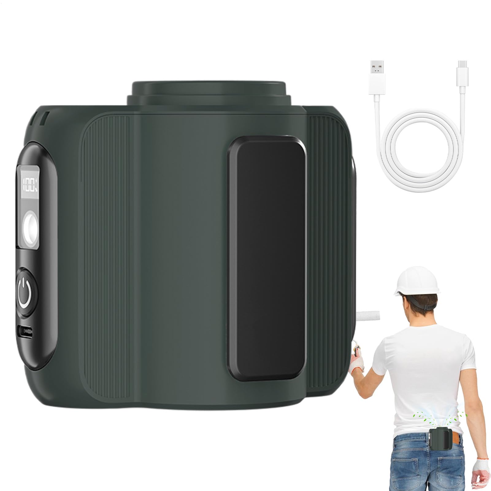 Ventilateur de ceinture portable avec flux d'air puissant et léger